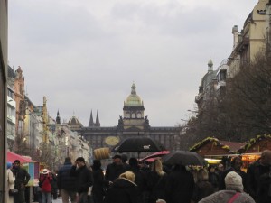 One of many open squares in the the old city