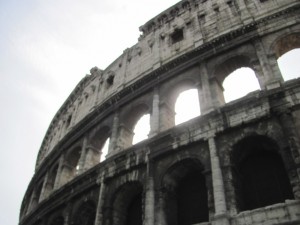 Sun through the Colosseum