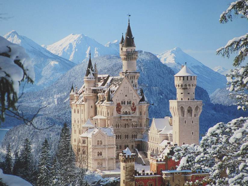 Castle in winter