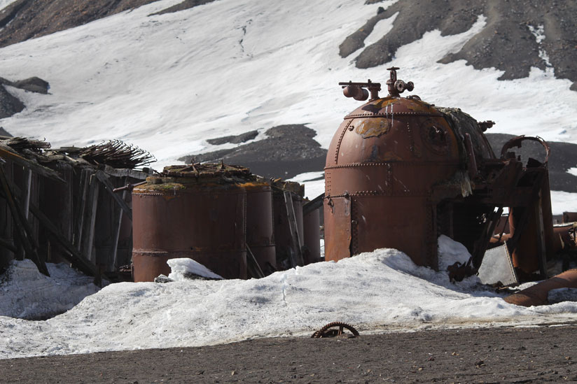 Factories on Deception Island