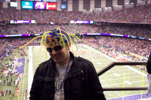 Danny Dover at the Super Bowl