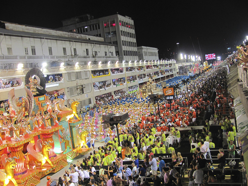 Dance in the Sambadrome in Rio de Janeiro