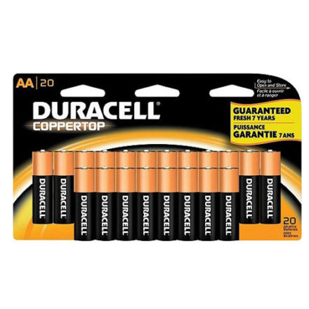 Duracell Coppertop AA Batteries