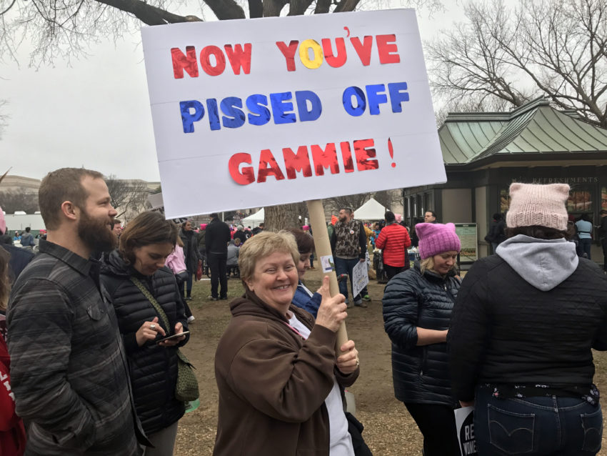 "Now you've pissed off gammie!"