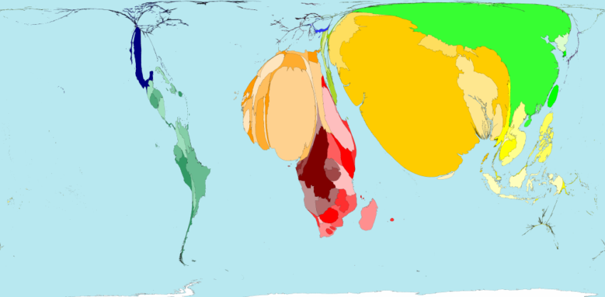 Five maps that will change how you see the world