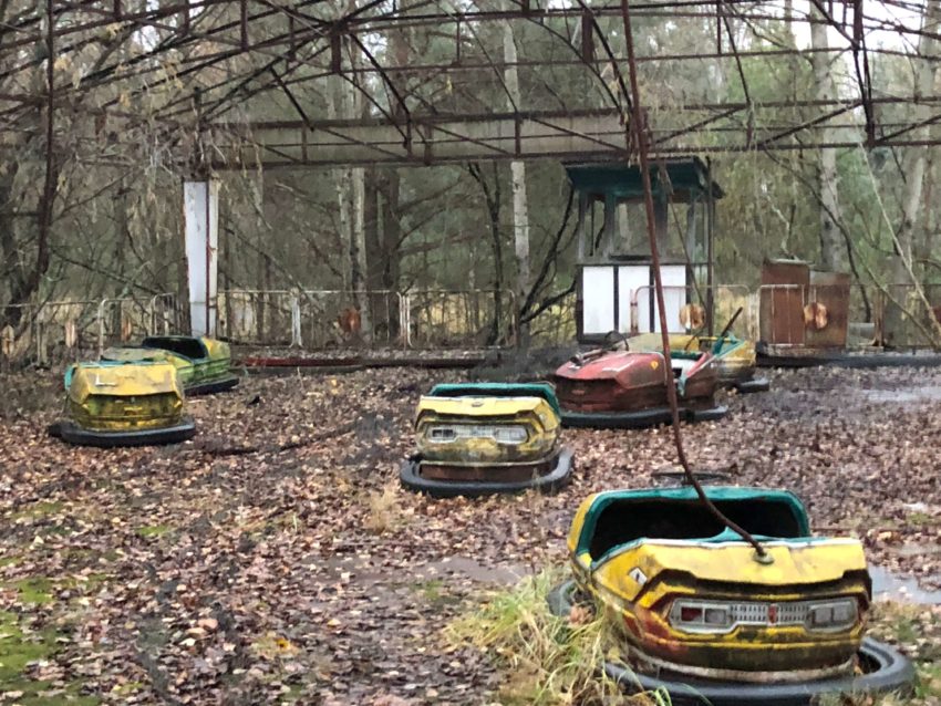 abandoned amusement park at Chernobyl